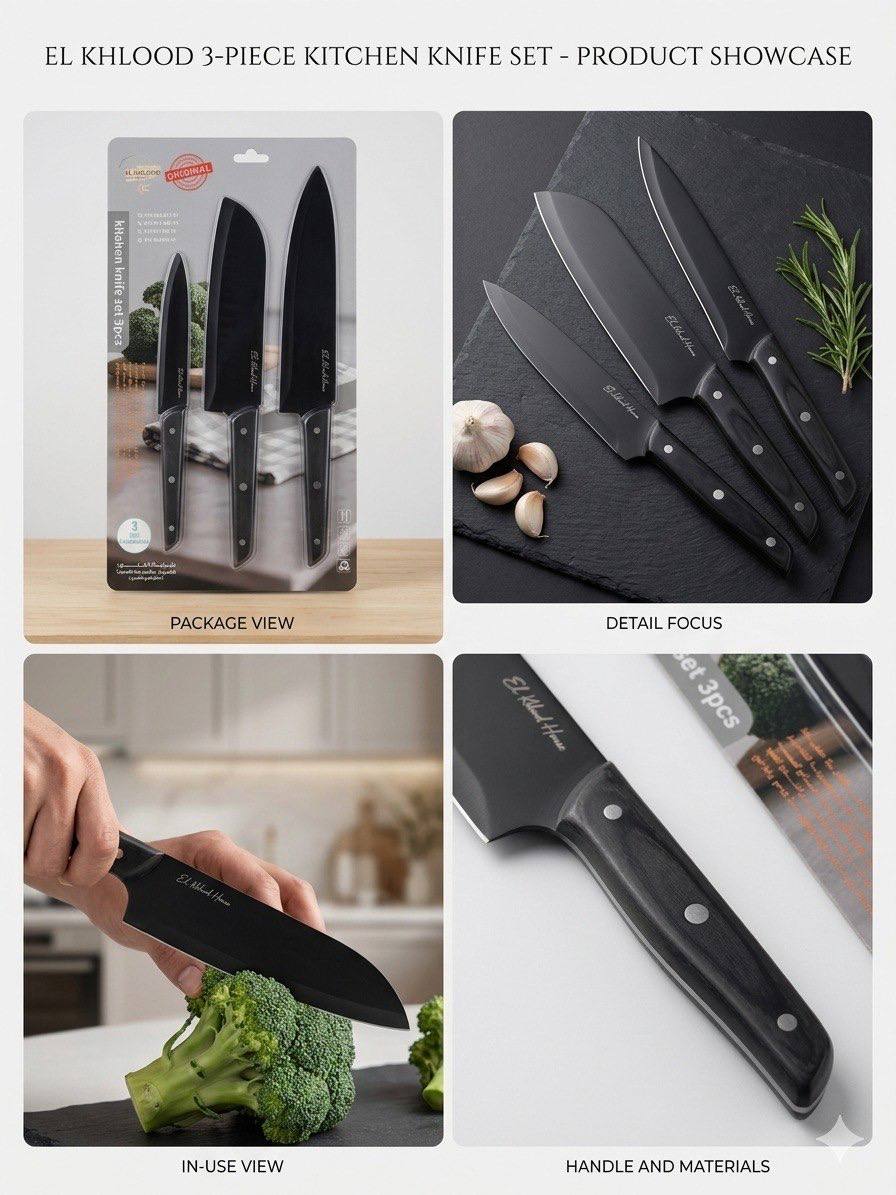Knife set 3 pieces