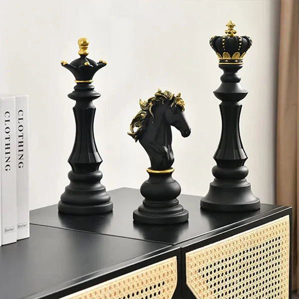 Chess decor set
