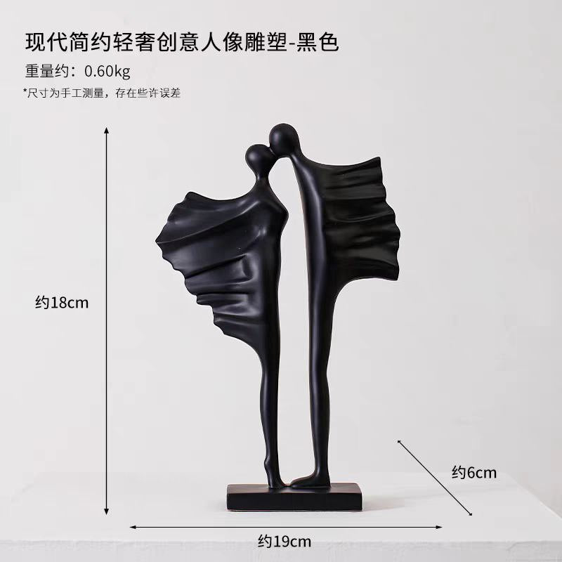 Porcelain couple decor