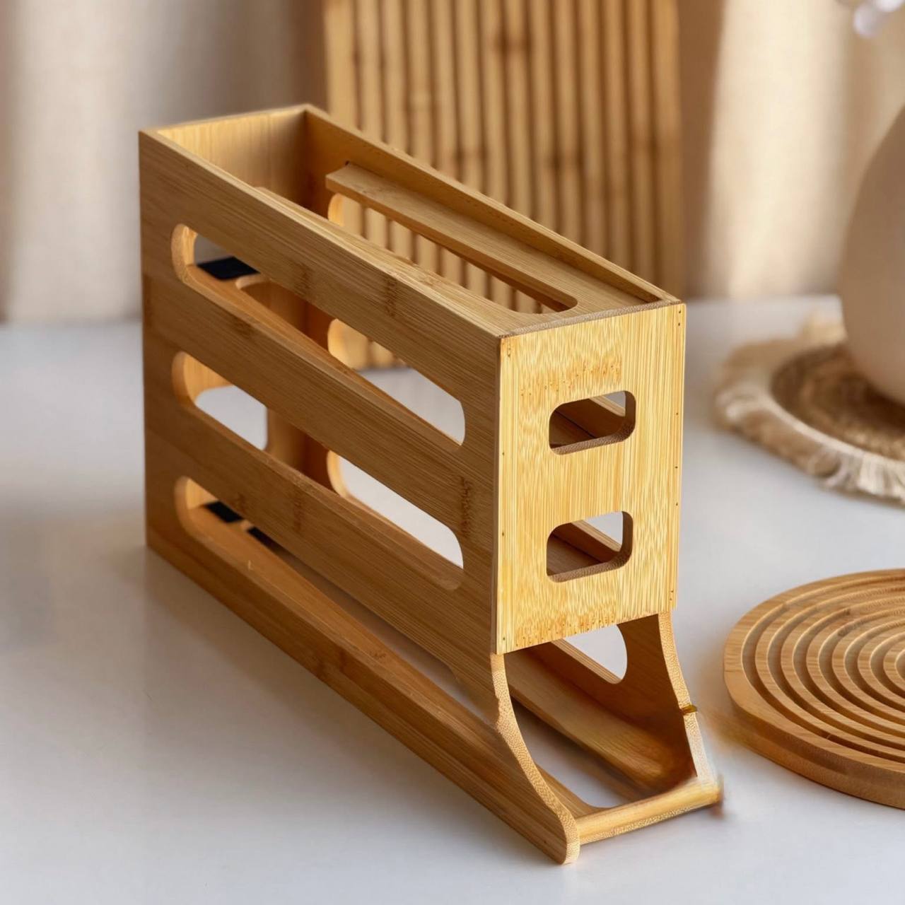 Egg holder rack fridge