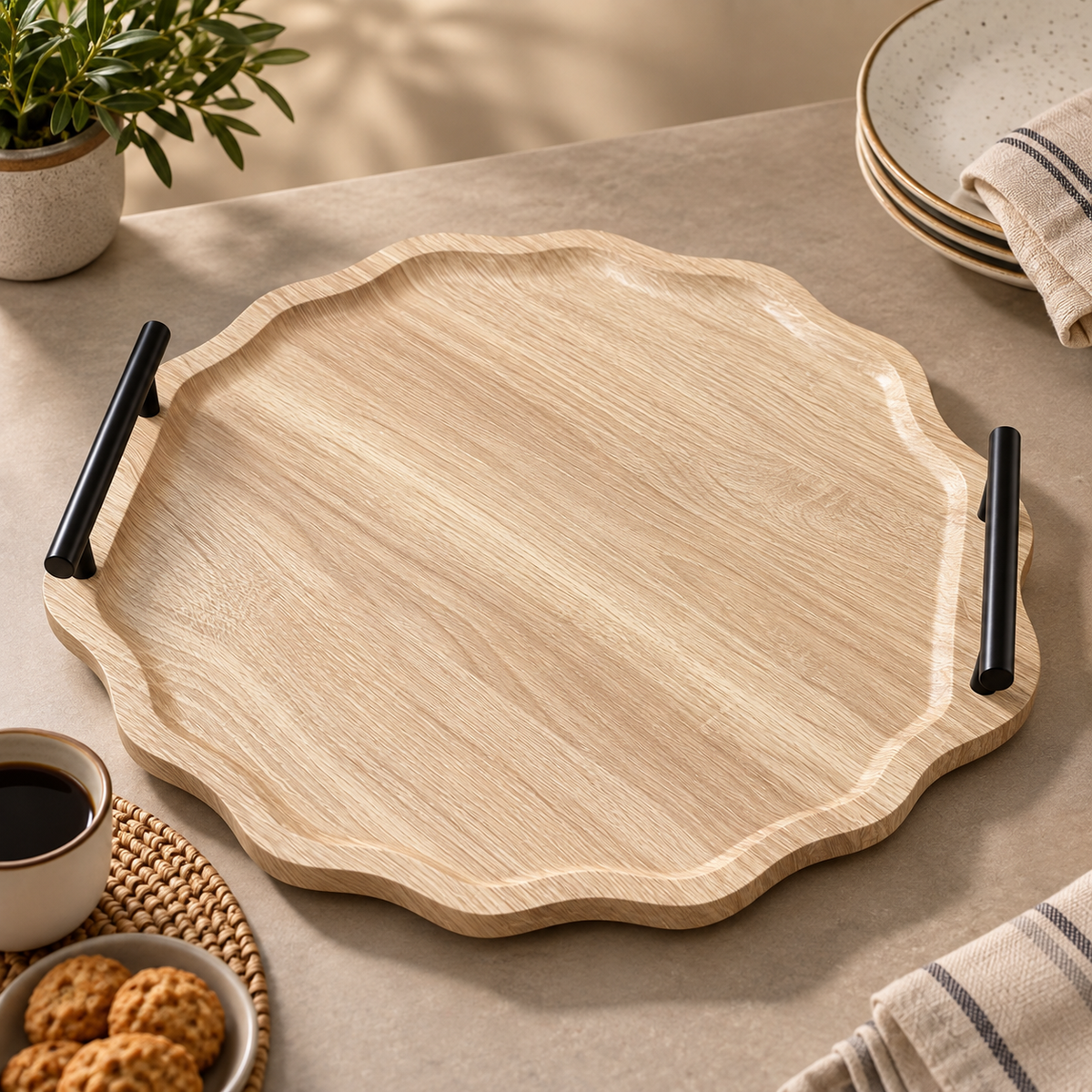 Wooden tray