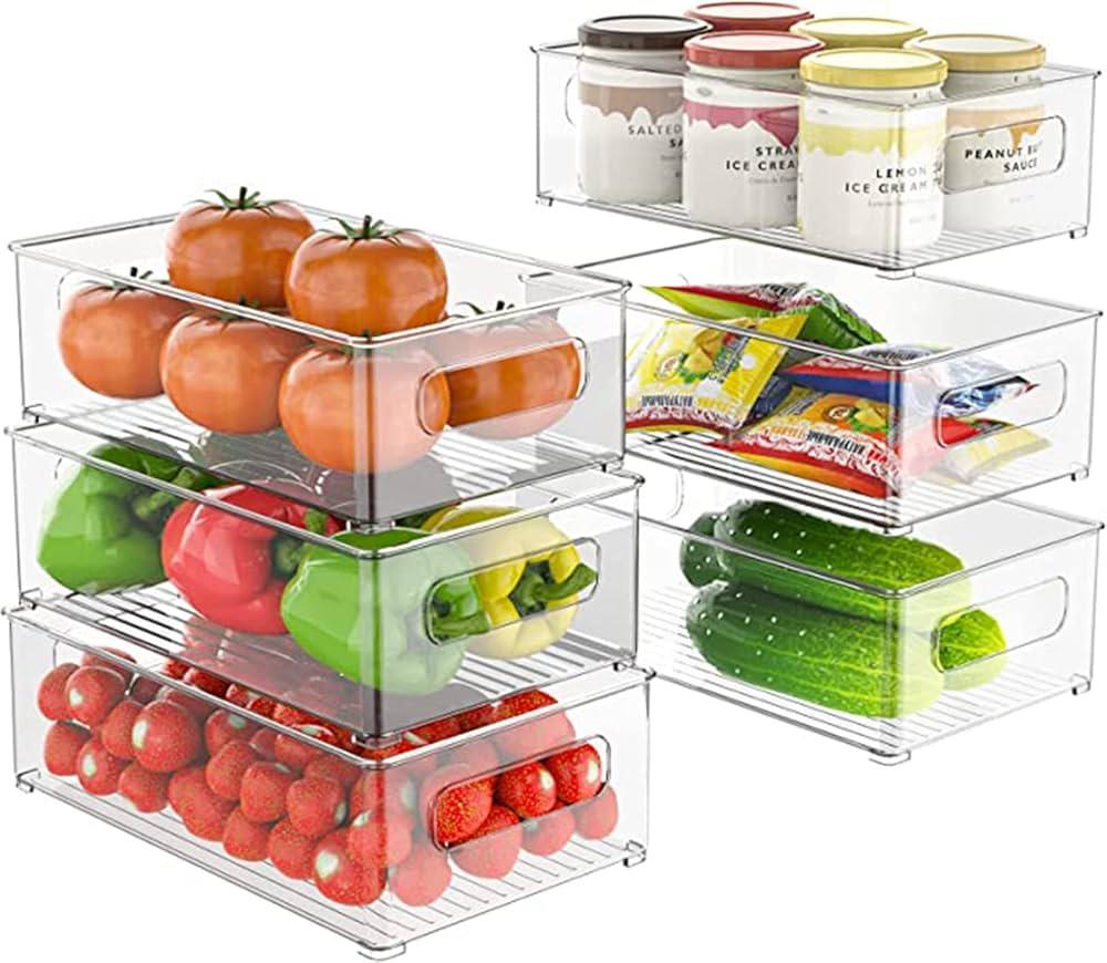 Acrylic Refrigerator Drawer Organizer
