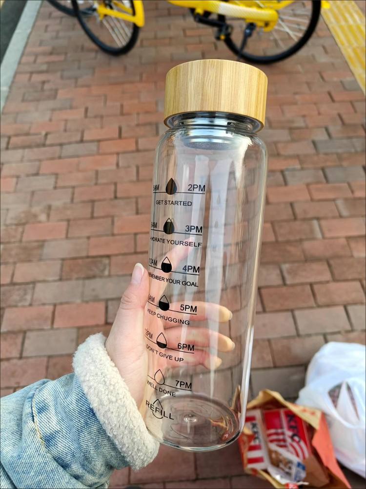 Glass Water bottle 1000 ml