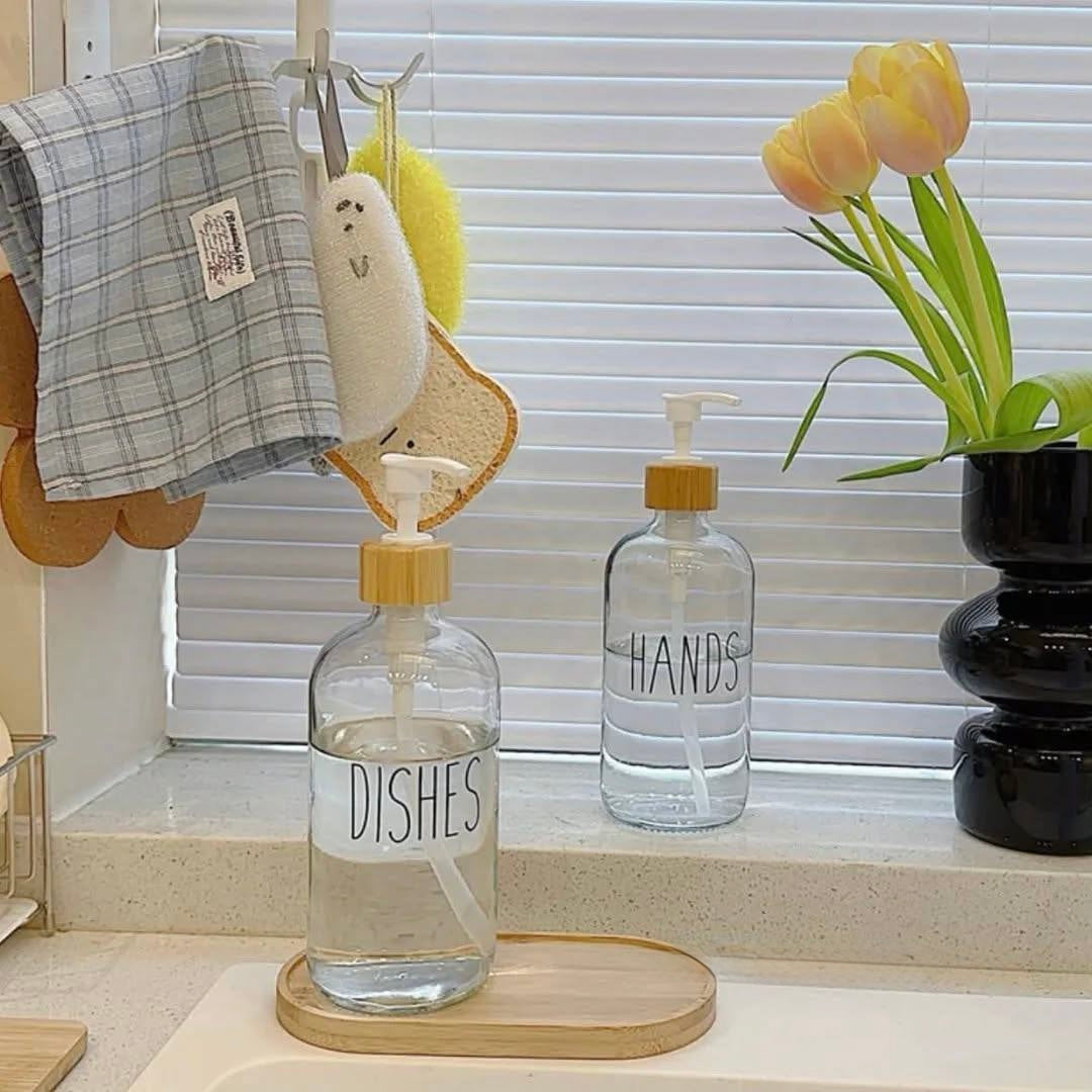 Shower dispenser set