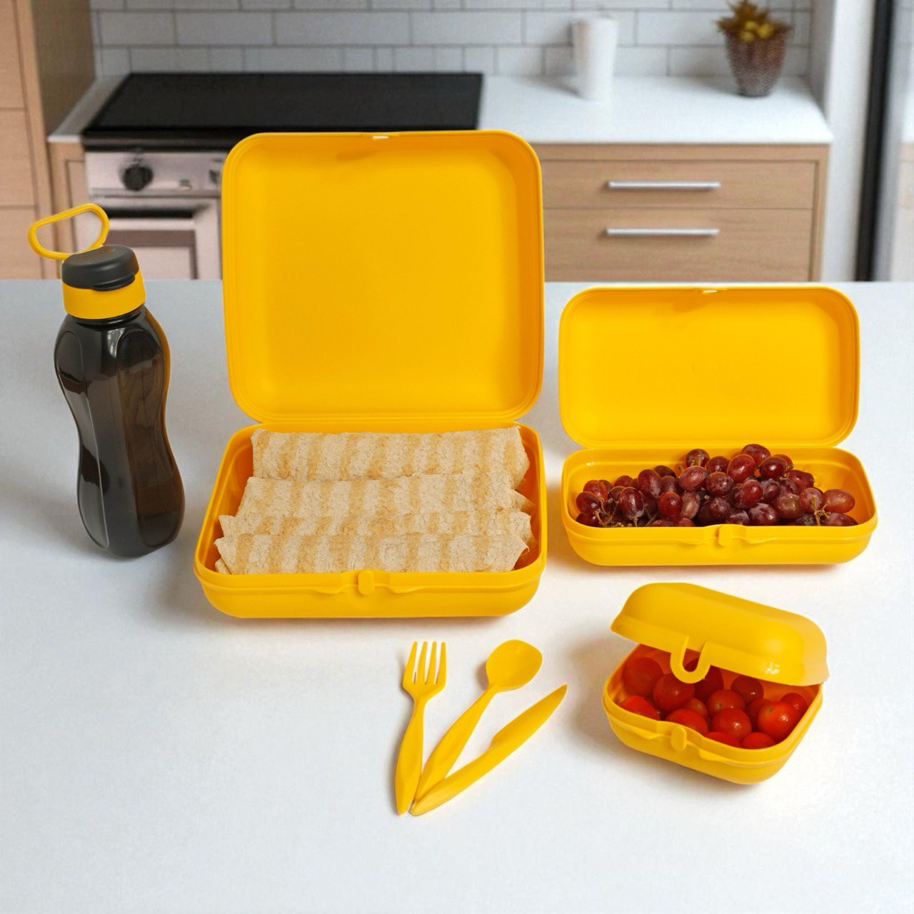 Easy lock lunch box 5*1