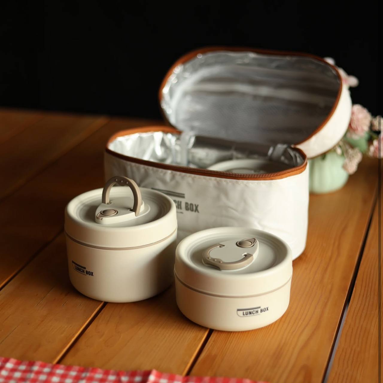 Thermal lunch box set 4*1