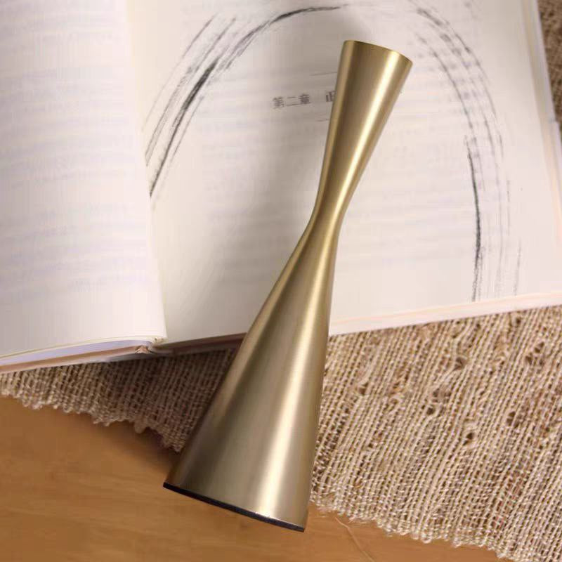 Triple gold Candlestick Set