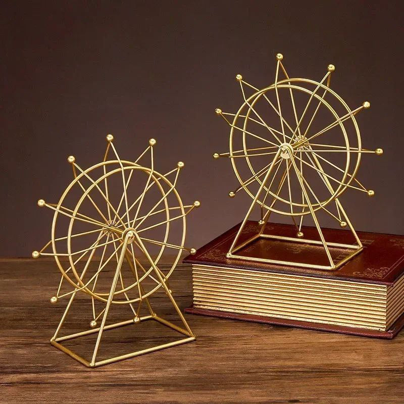 Decorative moving waterwheel