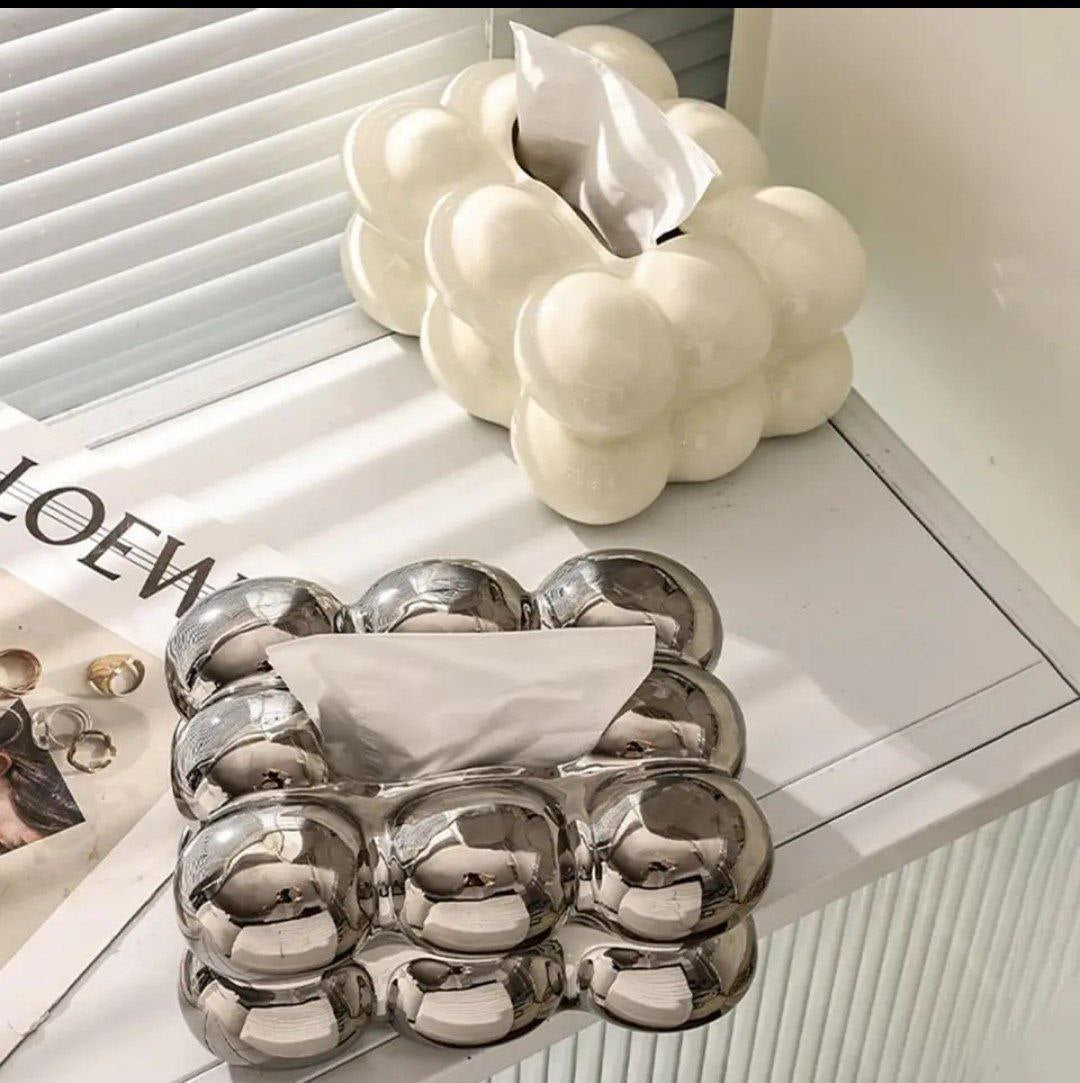 porcelain tissue box