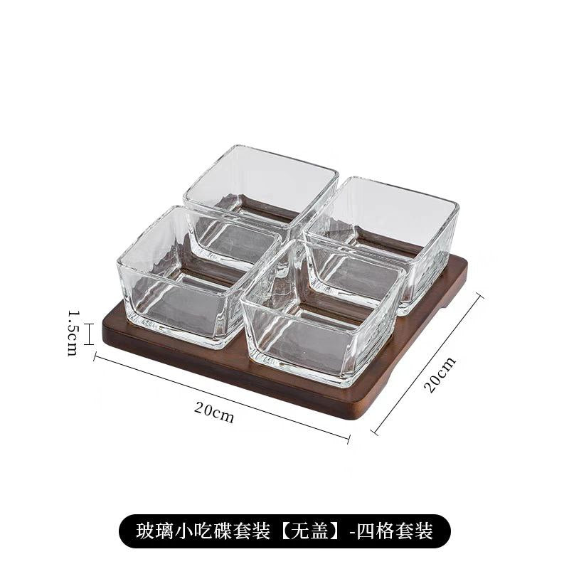 Wood glass nut set