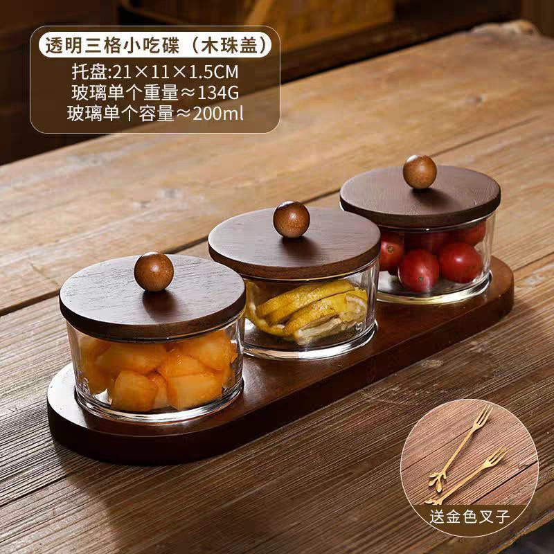 Wood glass nut set