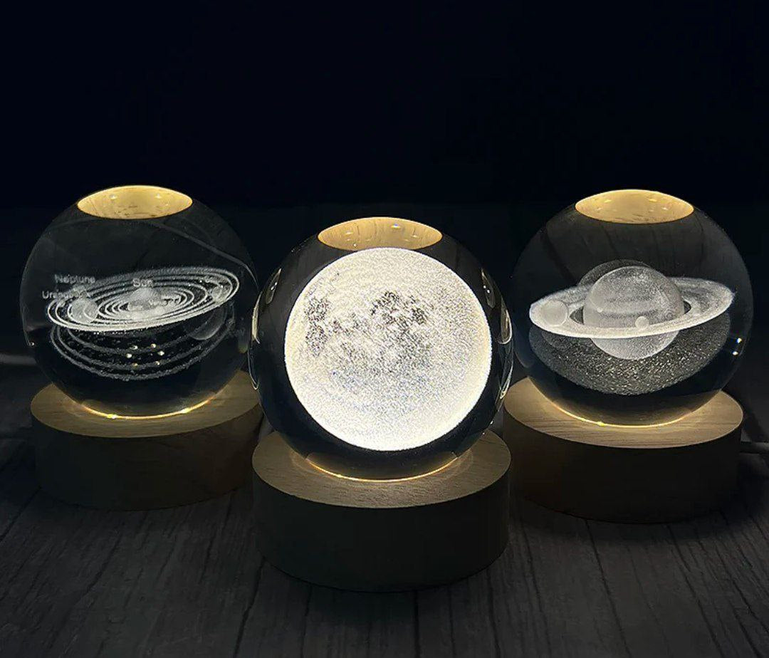 Crystal lighted ball