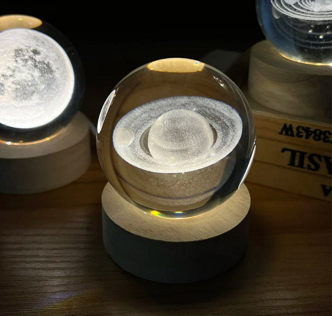 Crystal lighted ball