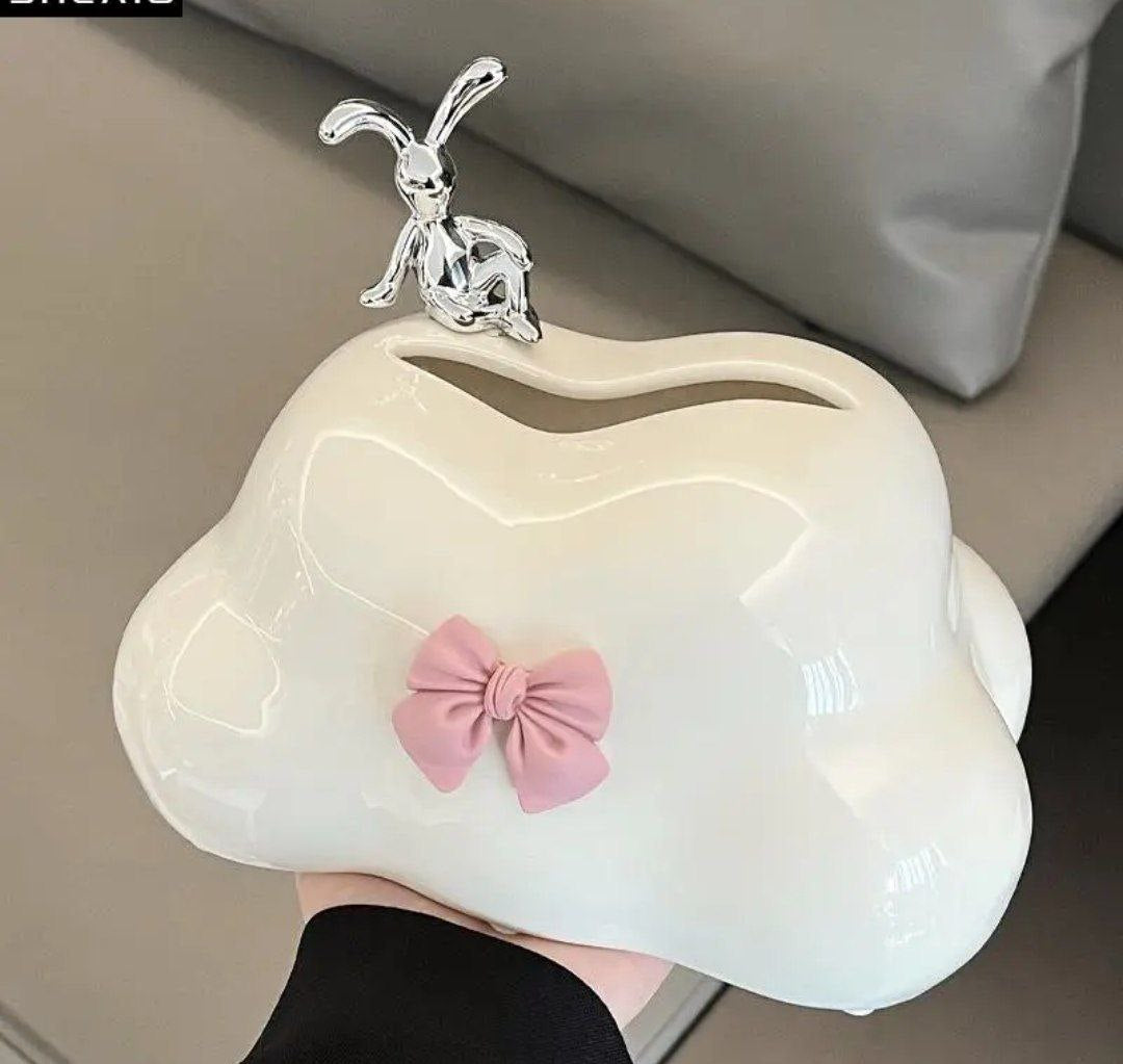 porcelain tissue box