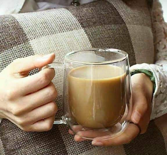 Double glass mug