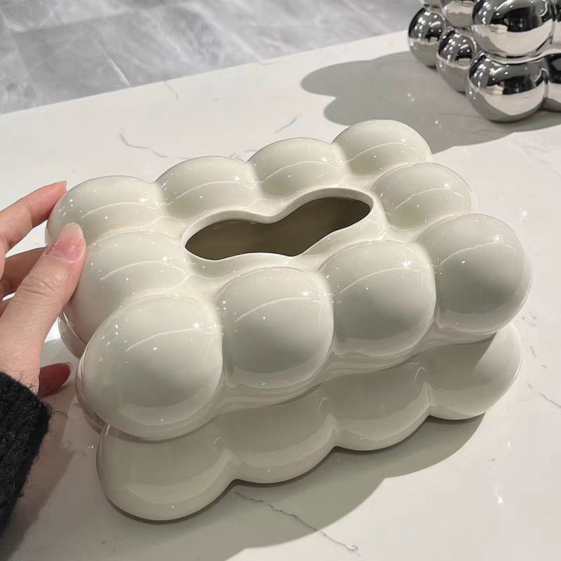 porcelain tissue box