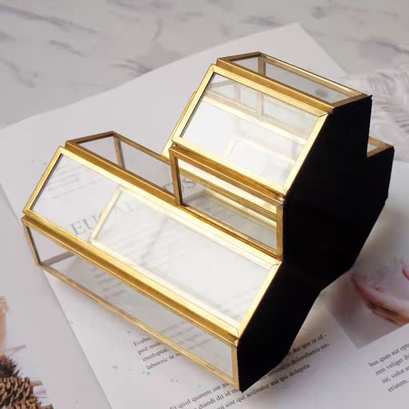 Multipurpose glass organizer