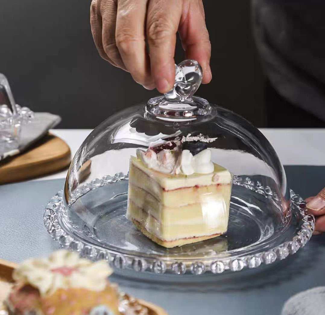 Glass candy holder