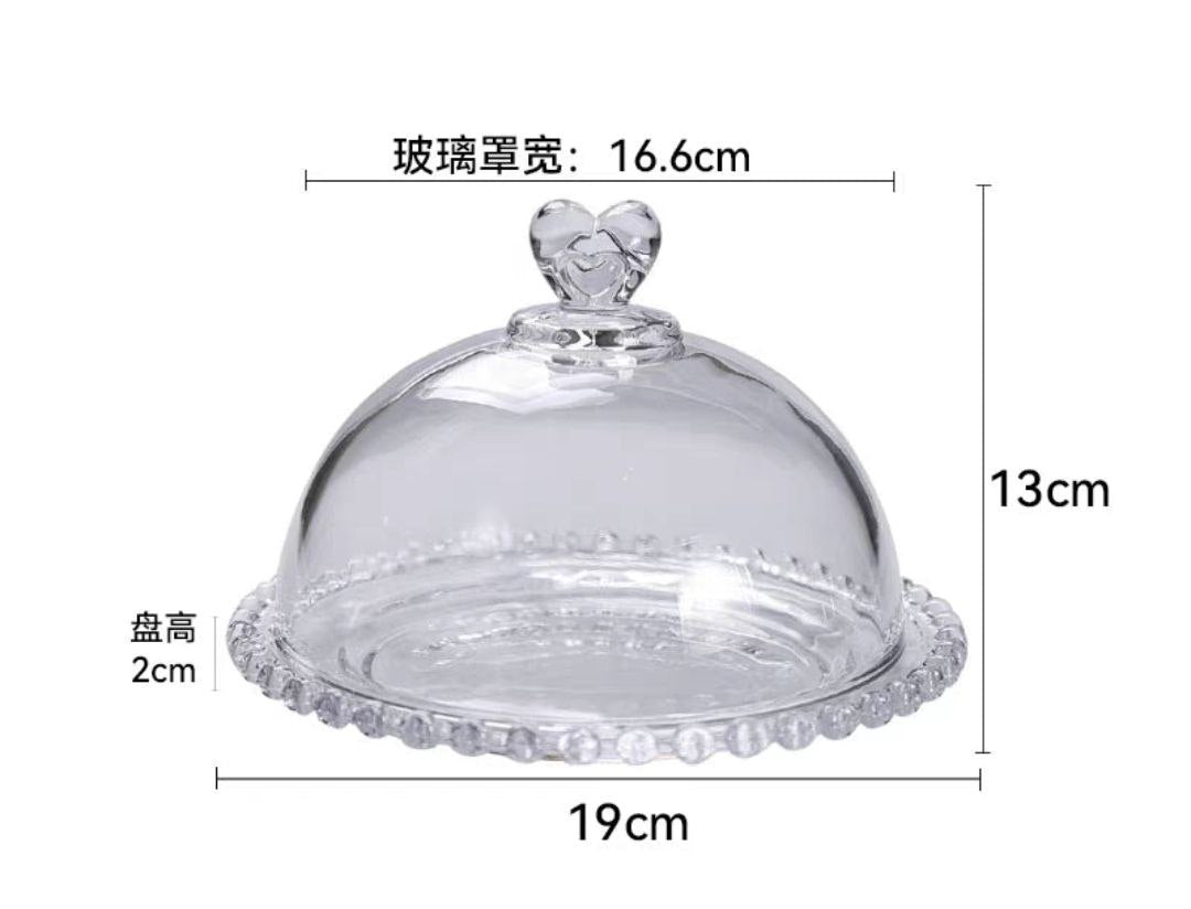 Glass candy holder