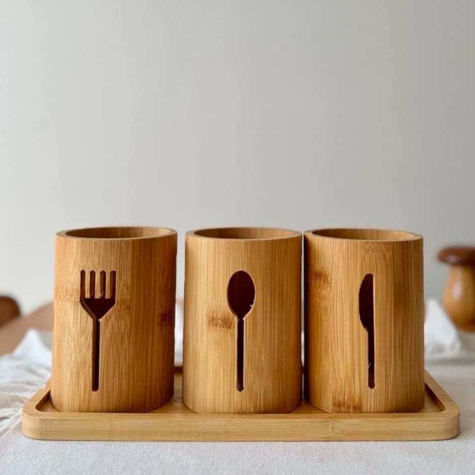Bamboo Spoon strainer