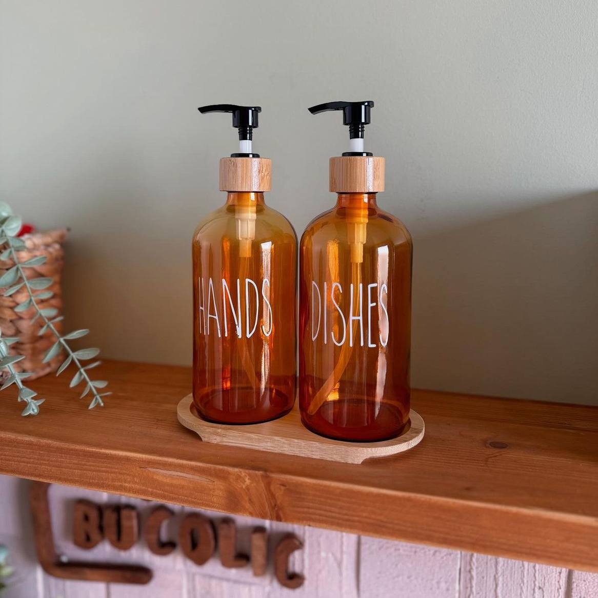 Shower dispenser set