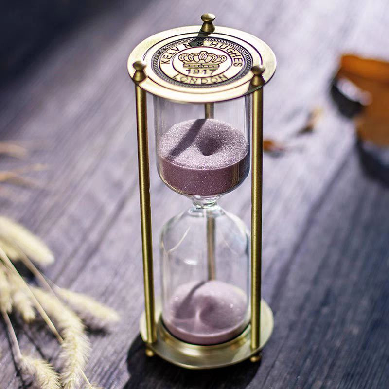 Sand painting Clock