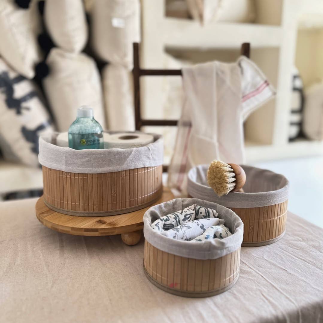 Linen basket set 3 pieces