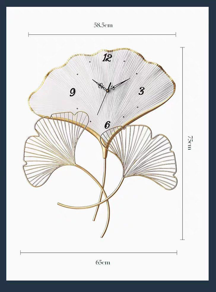 Modern metal clock