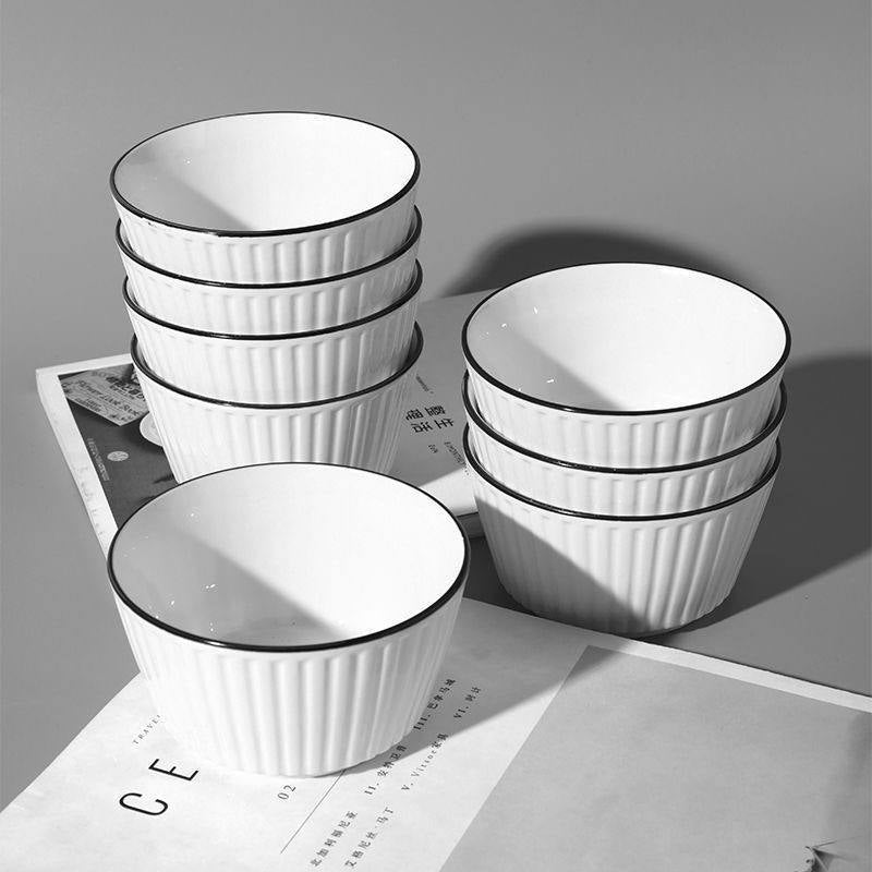 Porcelain bowl set 7 pieces