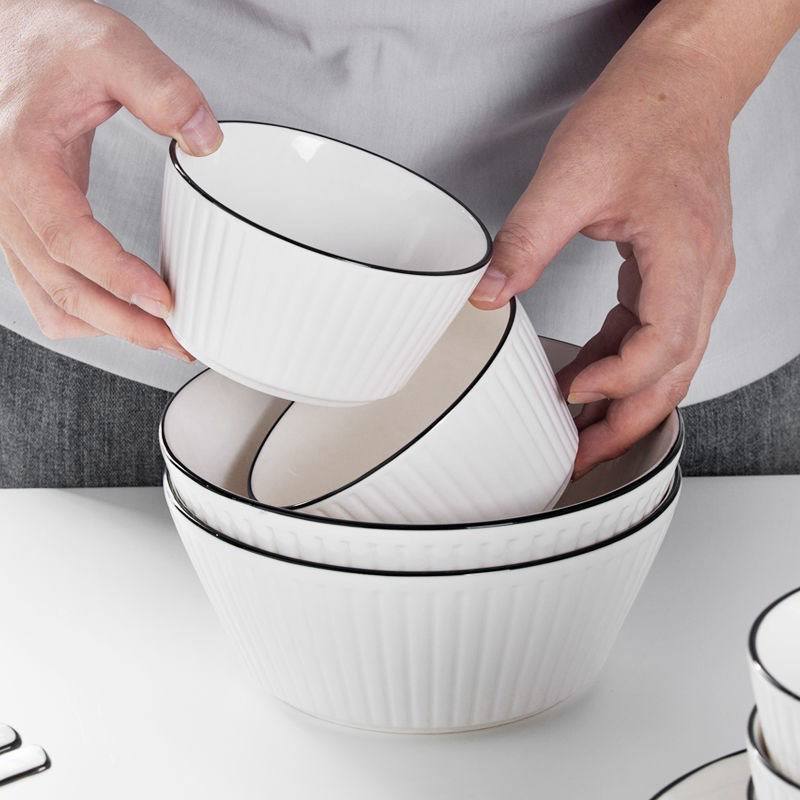 Porcelain bowl set 7 pieces