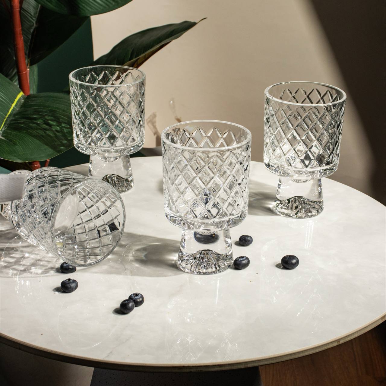 Glass set 6 pieces