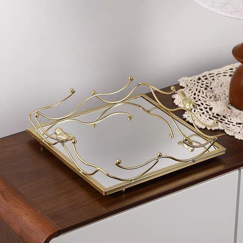 Bird metal tray