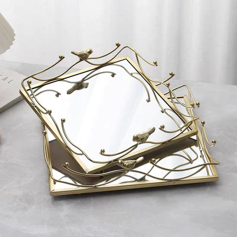 Bird metal tray