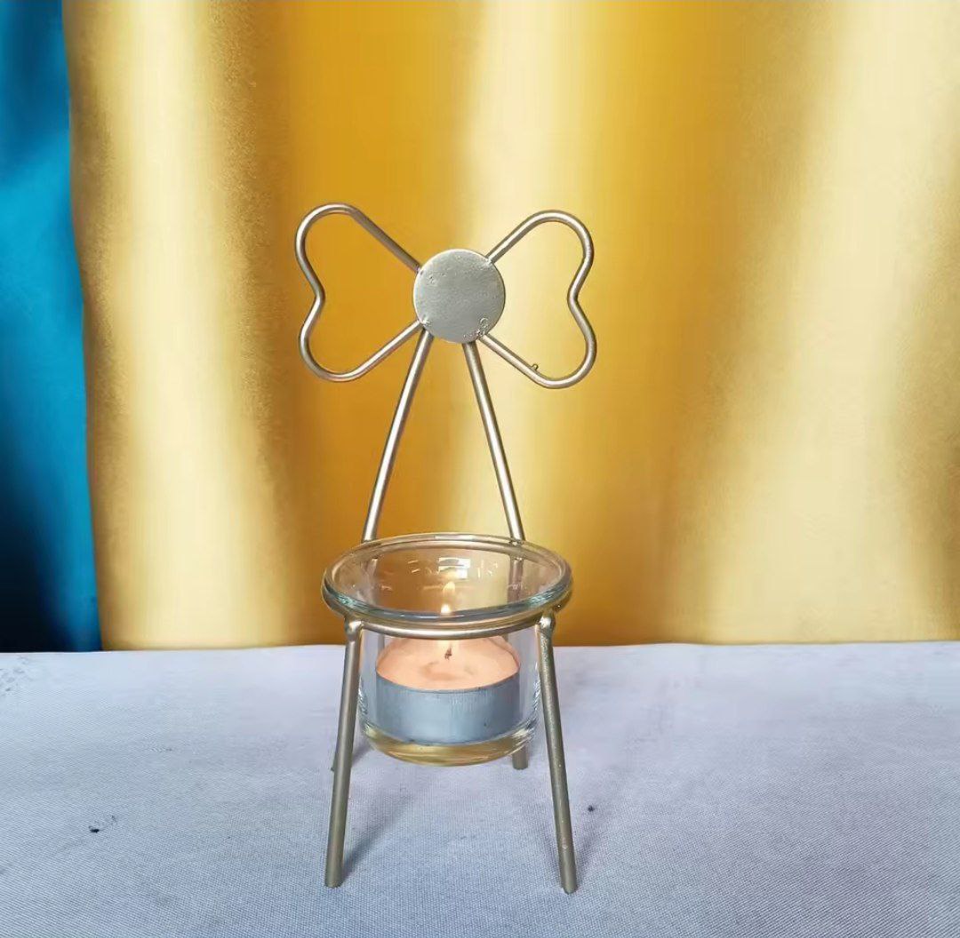 Chair-shaped candle holder and plant pot