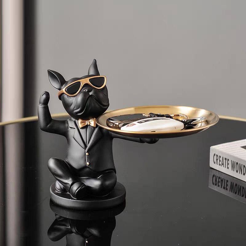 Bulldog snacks tray