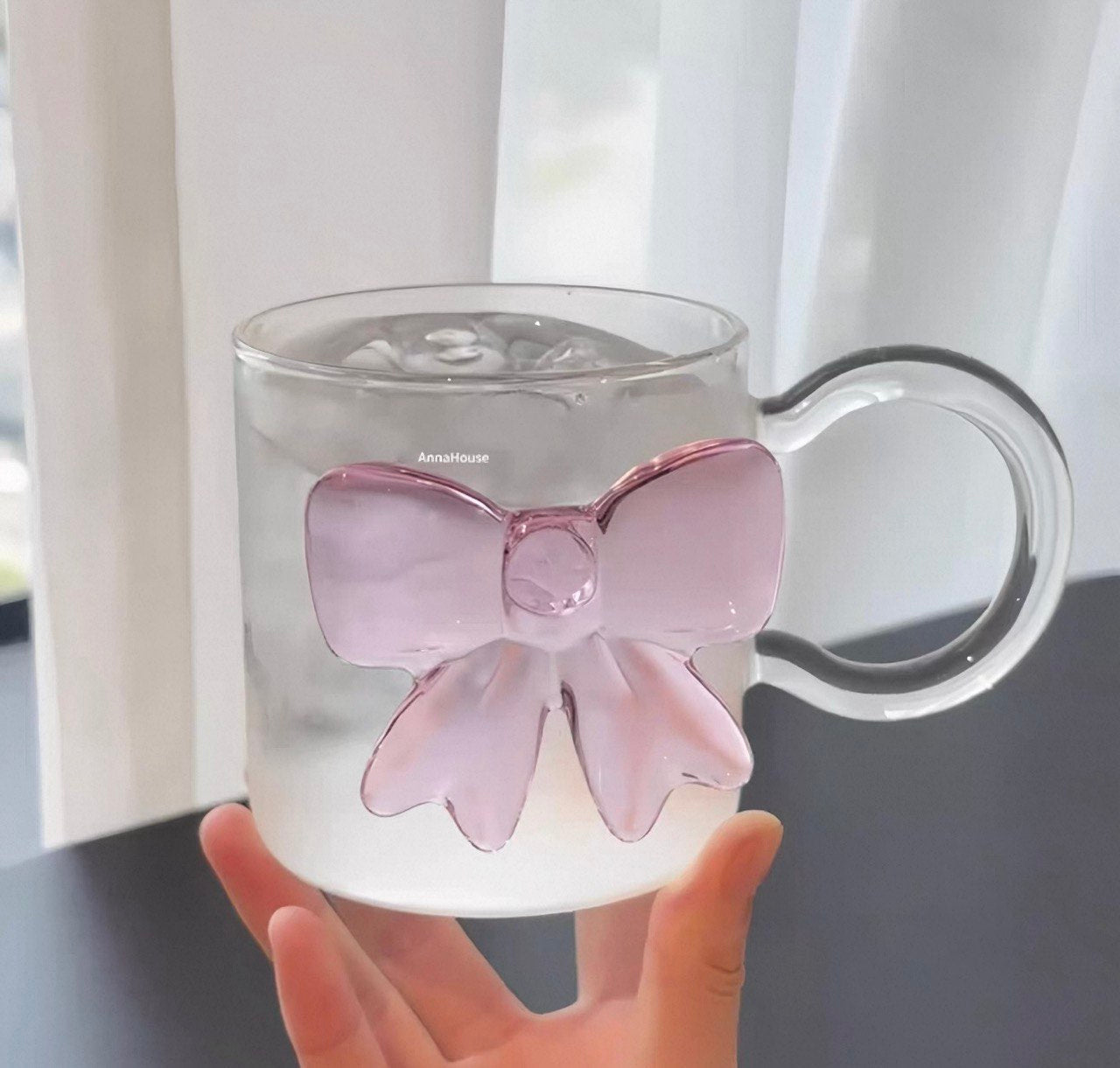 Ribbon mug pyrex