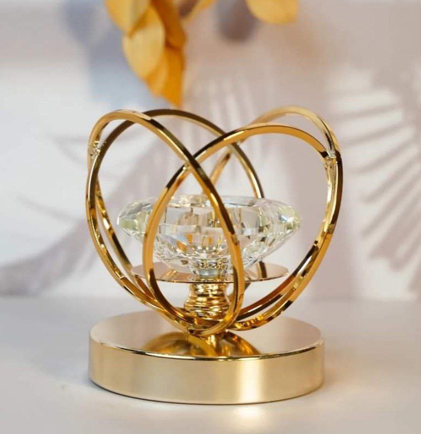Crystal candlestick set