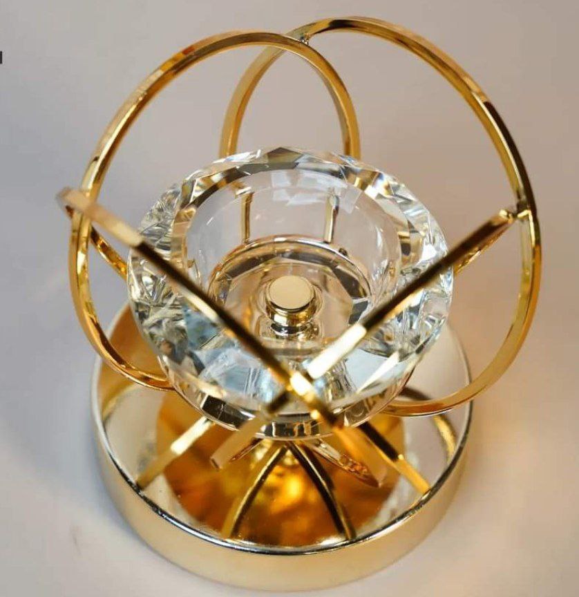 Crystal candlestick set