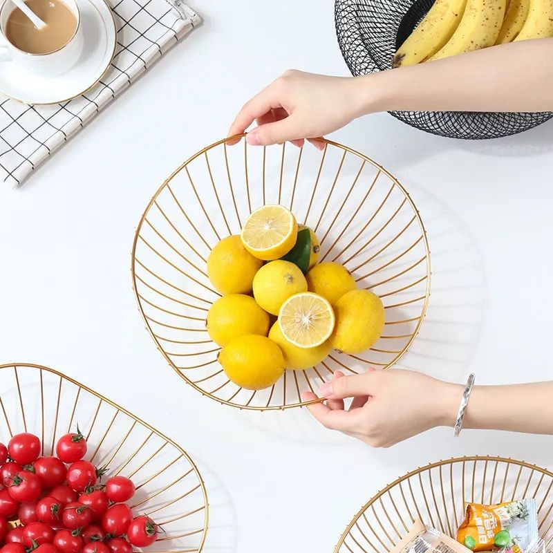 Gold fruits plate