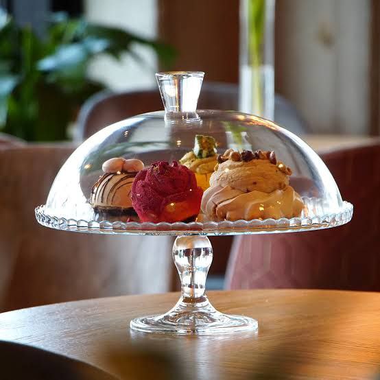 Crystal Torte Plate