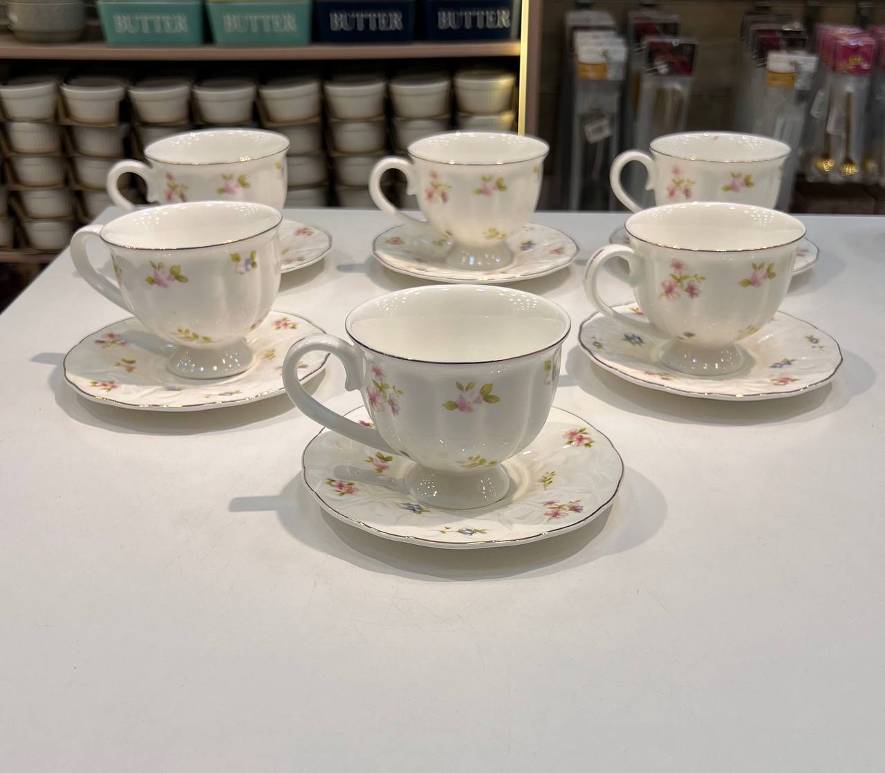 Tea porcelain set