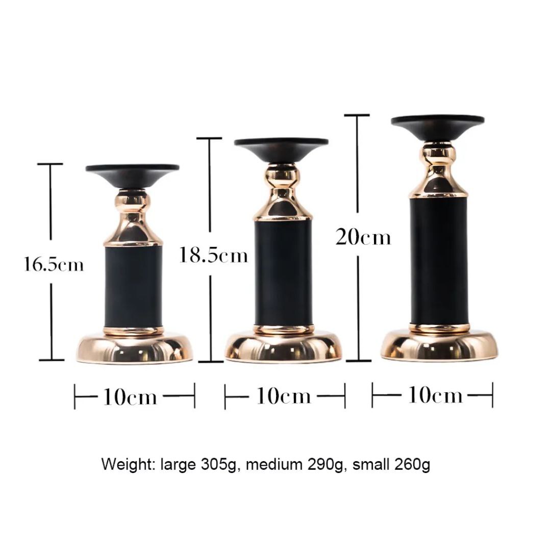Candlestick set 3-piece