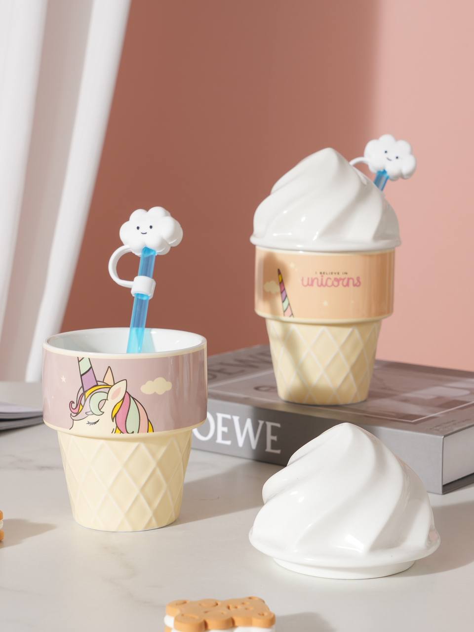 Mug set 4 pieces porcelain