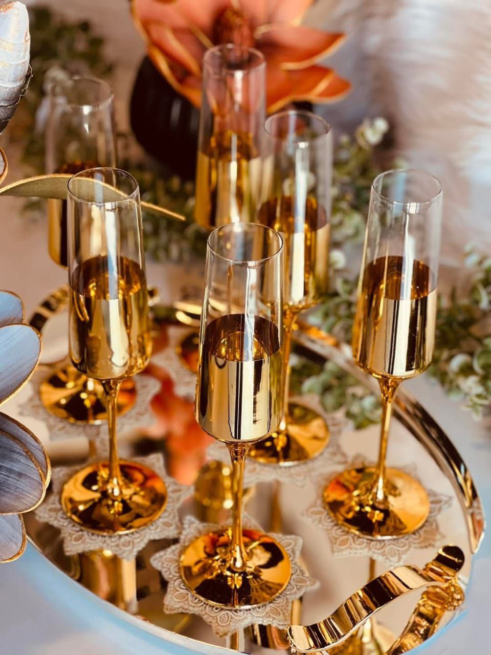 Crystal glasses set