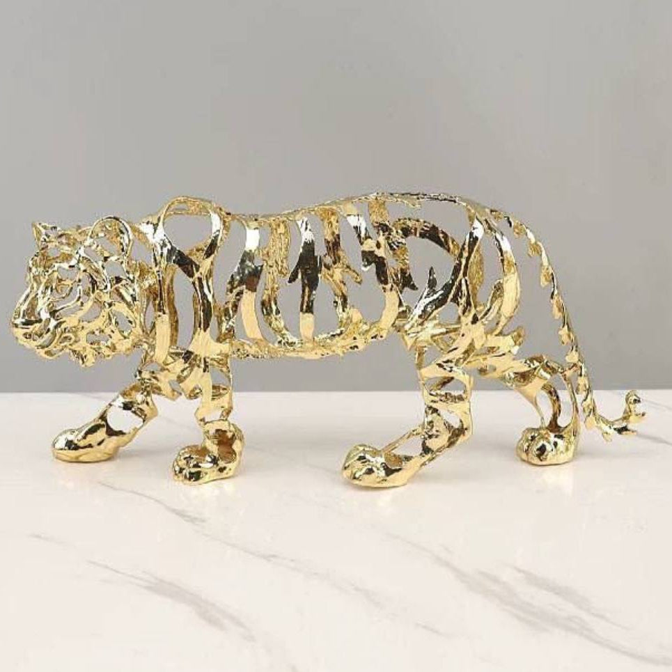 Metal decor tiger