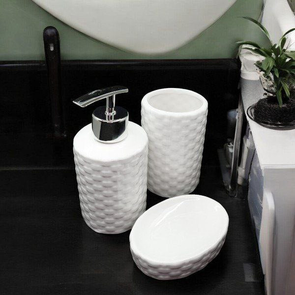 porcelain bathroom set