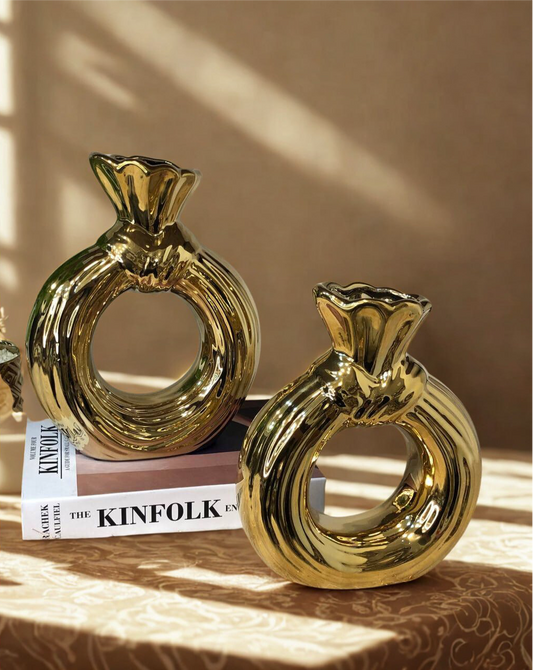 Donuts vase set