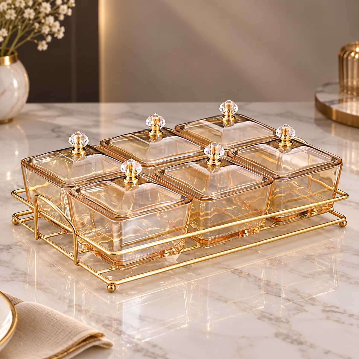 glass nut set