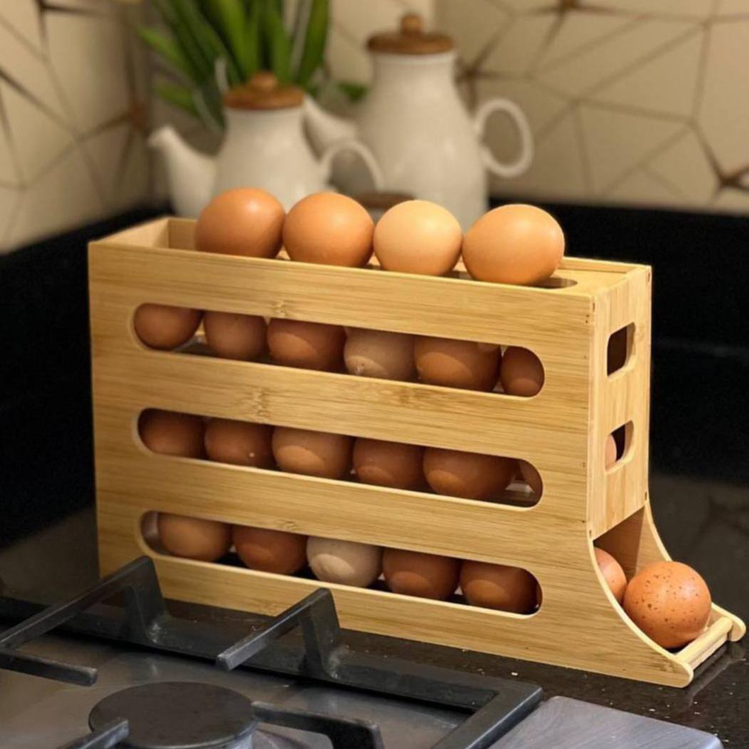 Egg holder rack fridge