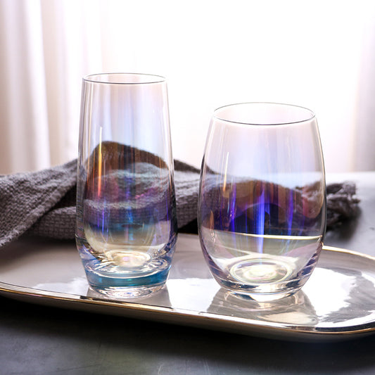 crystal cup set 6 pieces in 2 size 400 ml 300 ml